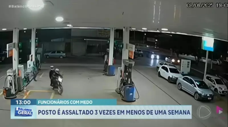 Posto de combustíveis em Valparaíso de Goiás é assaltado três vezes em uma semana: onda de crimes preocupa moradores