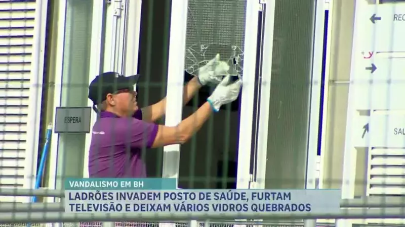Posto de saúde é invadido e destruído por suspeitos no Confisco, em Belo Horizonte