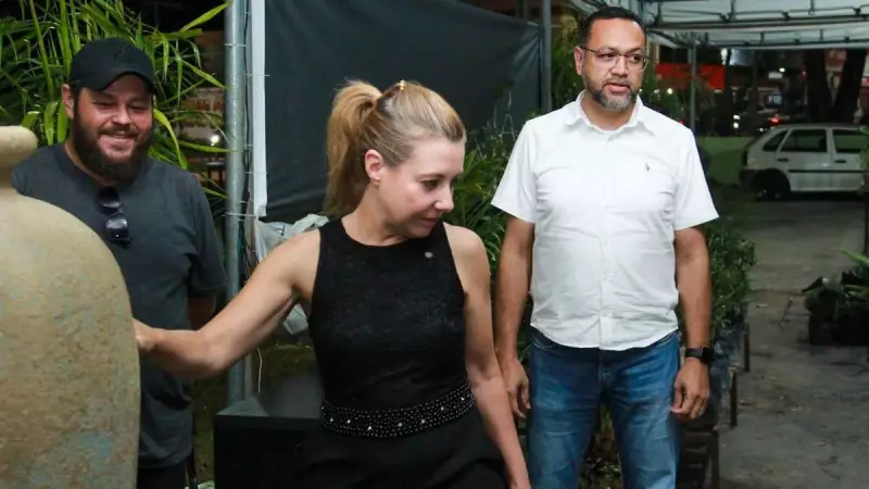 Prefeita Flávia Moretti prestigia 1º Festival de Flores e Plantas em Várzea Grande