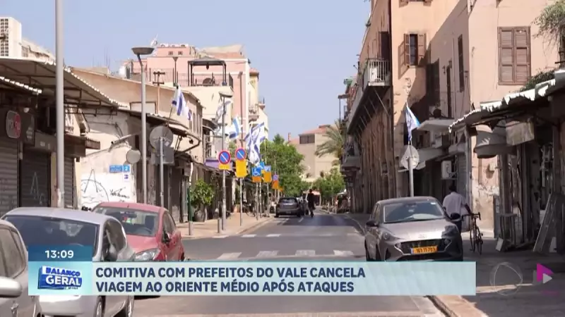 Prefeito do Vale cancela viagem ao Oriente Médio após ataques: entenda os motivos