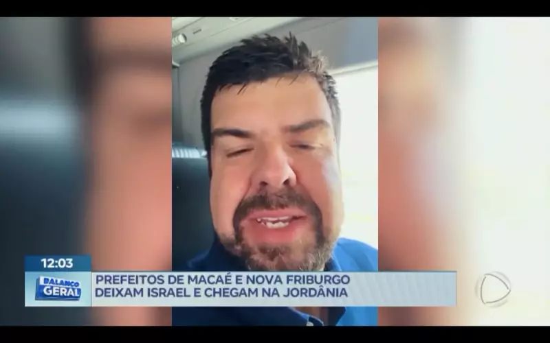 Prefeitos de Macaé e Nova Friburgo deixam Israel e chegam à Jordânia em missão internacional