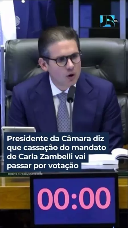 Presidente da Câmara confirma: cassação de Zambelli será votada em breve