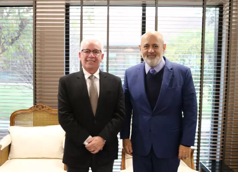 Presidente da Record recebe Procurador-Geral de Justiça de SP em encontro estratégico