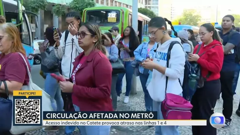 Problemas no Metrô do Rio: Passageiros enfrentam atrasos e superlotação nesta quarta-feira