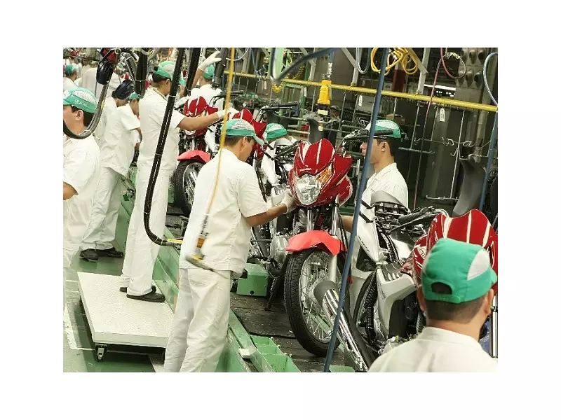 Produção de motos bate recorde no Brasil com maioria fabricada em Manaus