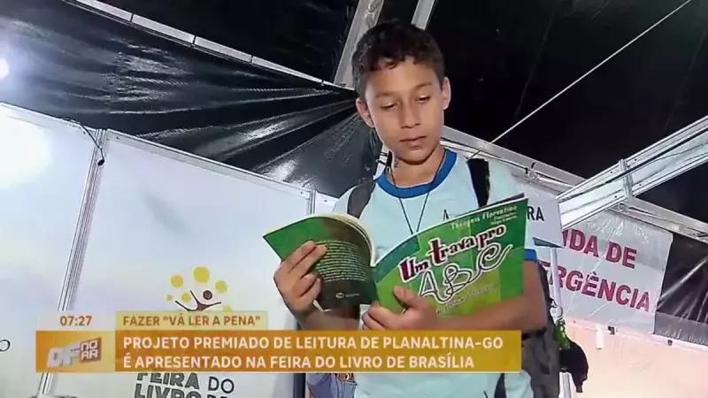 Projeto de Leitura de Planaltina de Goiás Brilha na Feira do Livro de Brasília