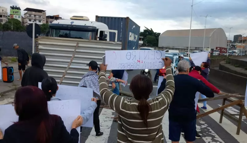 Protesto interdita Rodovia Leste-Oeste em Cariacica: veja os impactos no trânsito