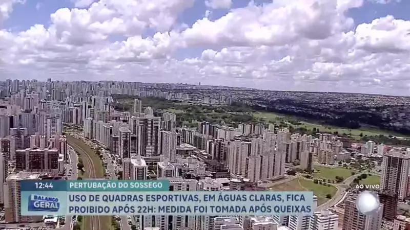 Quadras esportivas de Águas Claras, DF, têm horário limitado após reclamações de moradores