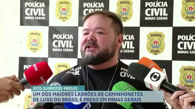 Quadrilha especializada em roubo de caminhonetes de luxo é desmantelada em MG; um suspeito preso