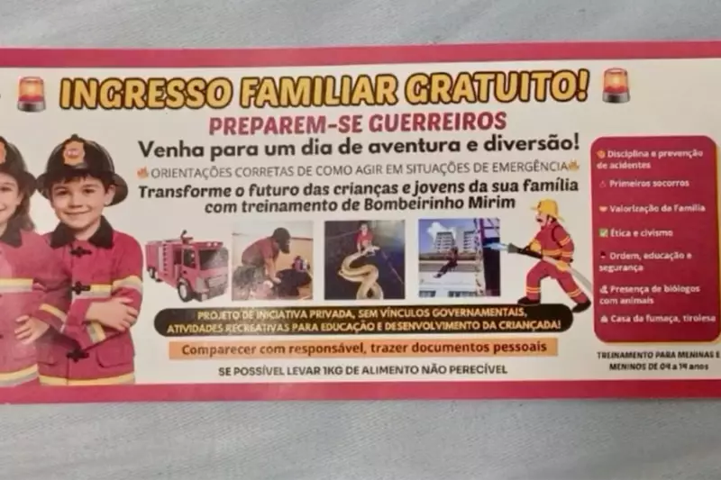 Quadrilha usa jiboia para vender curso falso de bombeiro para crianças e é presa no interior de SP