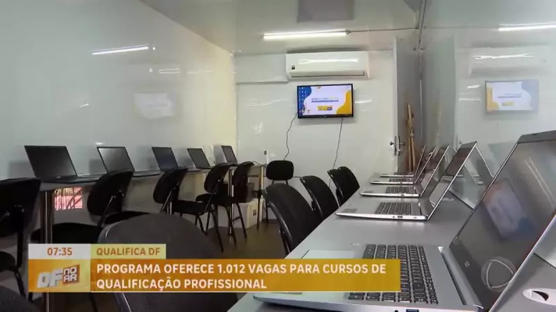 Qualifica DF Móvel: Inscrições abertas para mais de 1 mil vagas gratuitas em cursos profissionalizantes