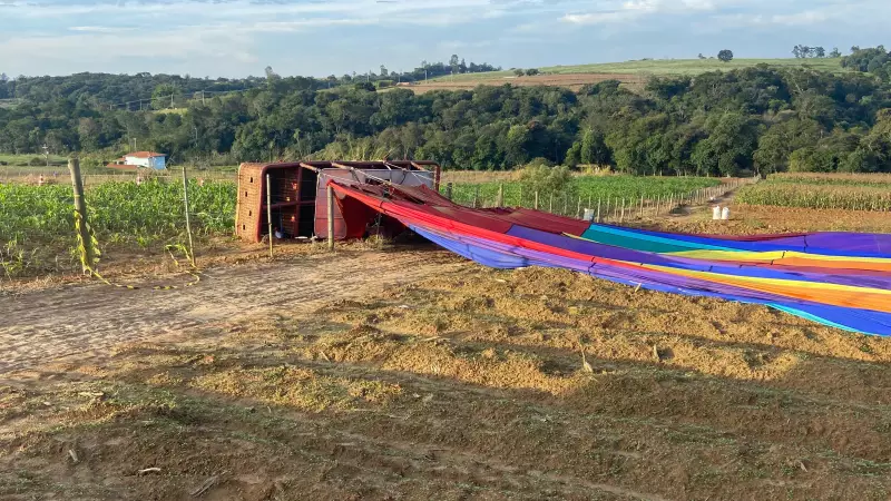 Queda de balão mata uma pessoa no interior de SP: detalhes do acidente