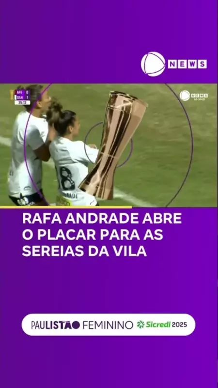 Rafa Andrade brilha e abre o placar para as Sereias da Vila em jogo emocionante