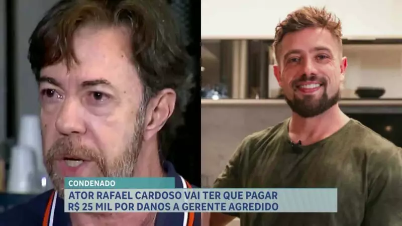 Rafael Cardoso é condenado a pagar R$ 25 mil por agressão a gerente de bar em Minas Gerais
