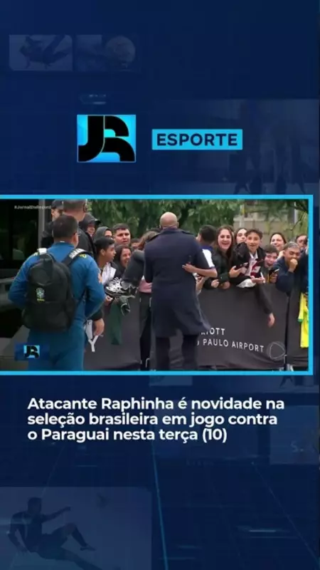 Raphinha é a novidade na Seleção Brasileira para o jogo contra o Paraguai