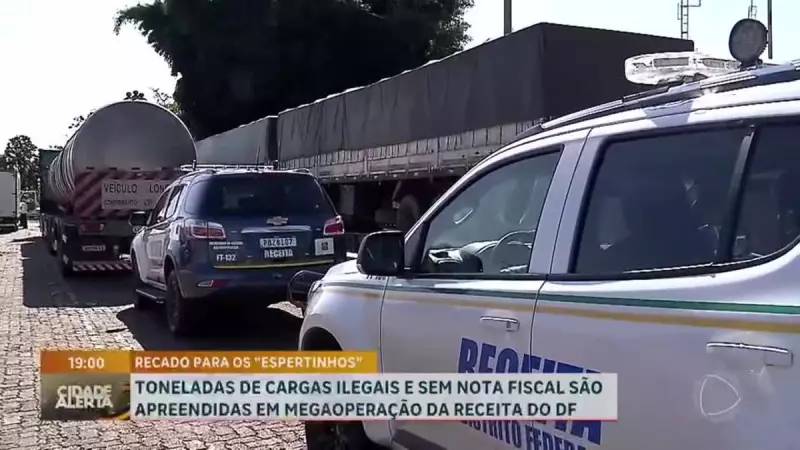 Receita do DF apreende cargas e intensifica fiscalização contra sonegação fiscal