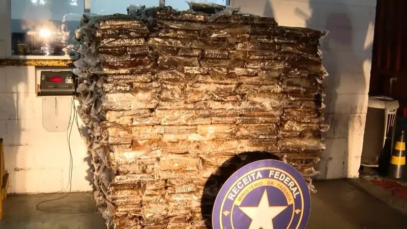 Receita Federal apreende mais de uma tonelada de cocaína no Porto do Rio de Janeiro