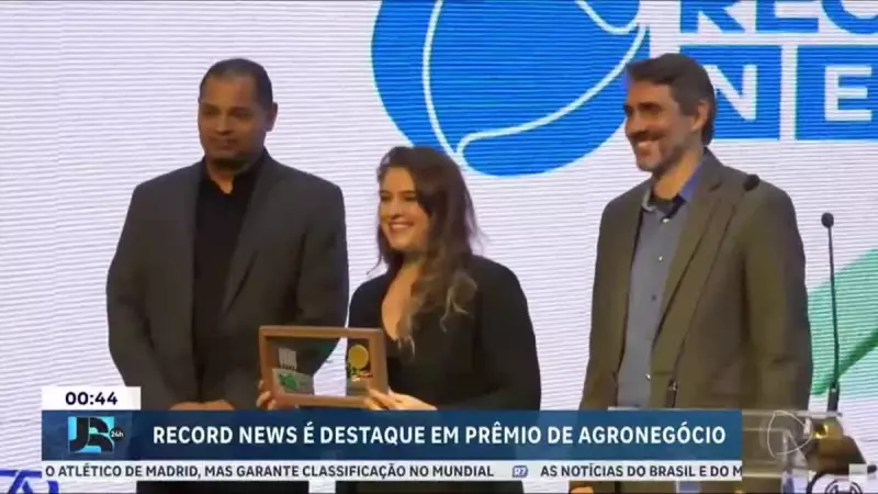 Record News brilha no Prêmio Admirados da Imprensa do Agronegócio: confira os destaques!