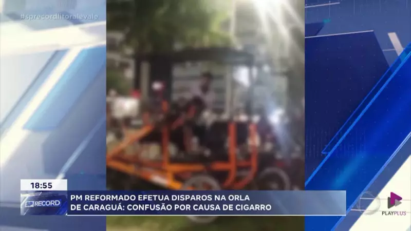 Reformado da PM atira em homem após briga por cigarro em Caraguatatuba, SP