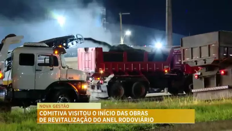 Revitalização do Anel Rodoviário de BH: Comitiva avalia avanços das obras