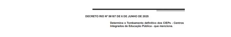 Rio de Janeiro tomba CIEPs projetados por Oscar Niemeyer: um marco para a arquitetura e educação