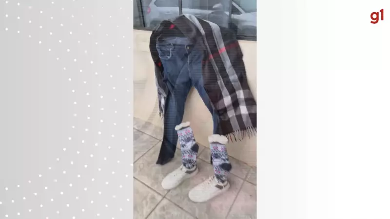 Roupas congeladas no varal: moradores do Paraná se surpreendem com temperatura de 2°C