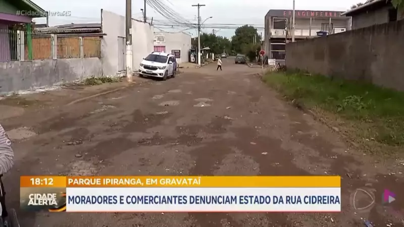 Rua Cidreira em Gravataí: Moradores denunciam abandono e problemas crônicos