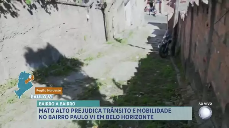 Rua sem pavimentação e íngreme causa transtornos a moradores em Belo Horizonte