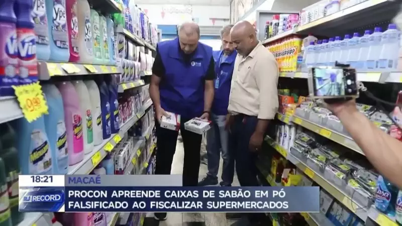 Sabão em pó falsificado é apreendido em supermercado de Macaé, RJ: saiba como identificar produtos falsos