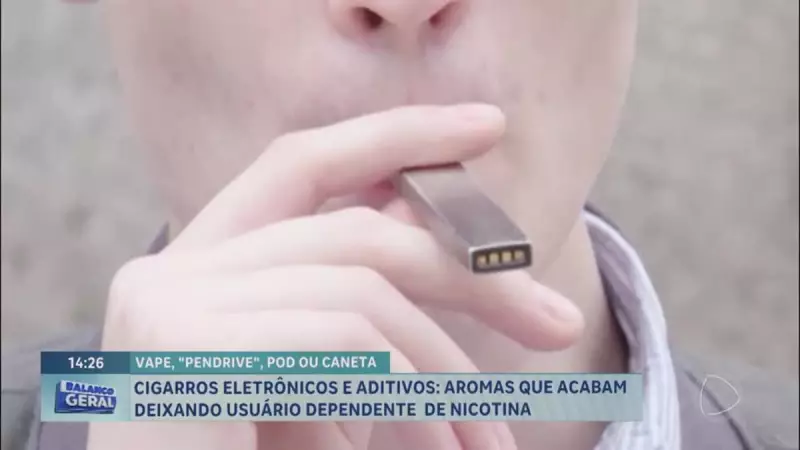 Sabores de cigarro eletrônico aumentam dependência, alerta especialista