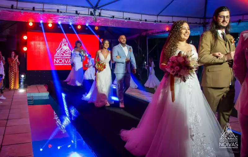 Salão Simplesmente Noivas em Rio das Ostras: desfiles, música e moda masculina em destaque