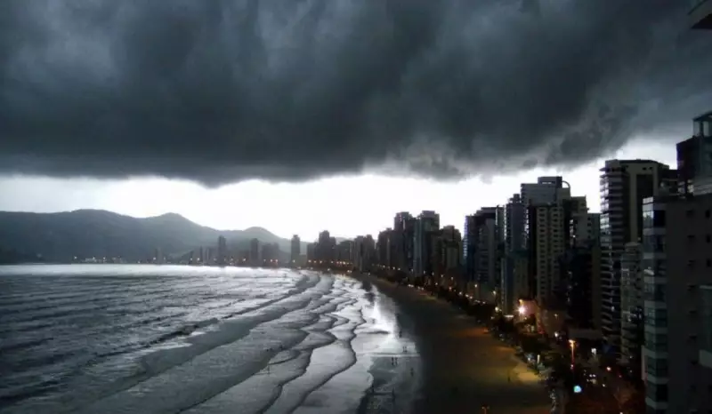 Santa Catarina em alerta: temporais isolados e ventos fortes entre domingo e segunda-feira