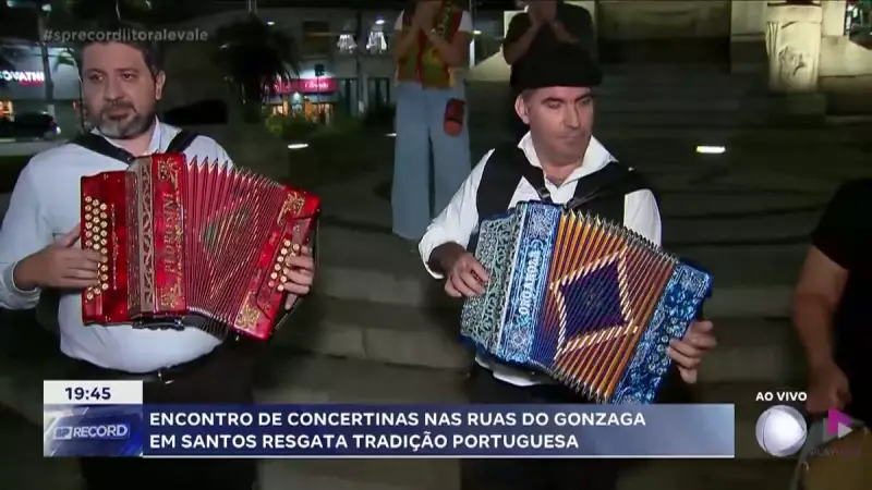 Santos celebra tradição portuguesa com música, dança e gastronomia típica