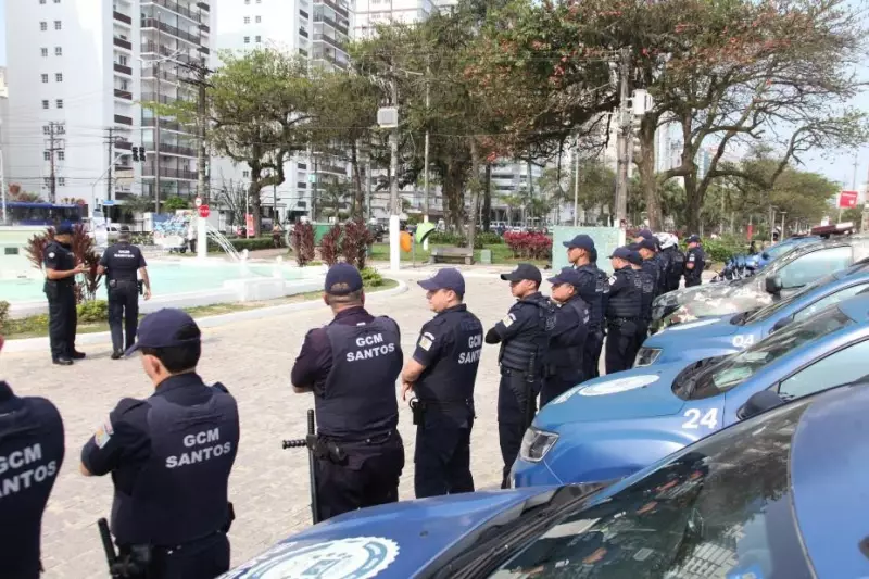 Santos reforça segurança com 50 novos guardas municipais | G1 Santos
