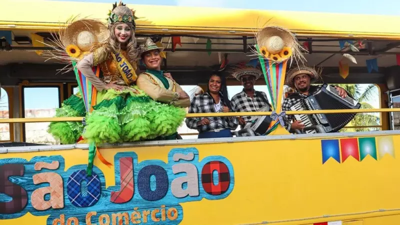 São João do Comércio em Natal: quadrilhas, ônibus do forró e aulas de culinária agitam a programação até 21 de junho