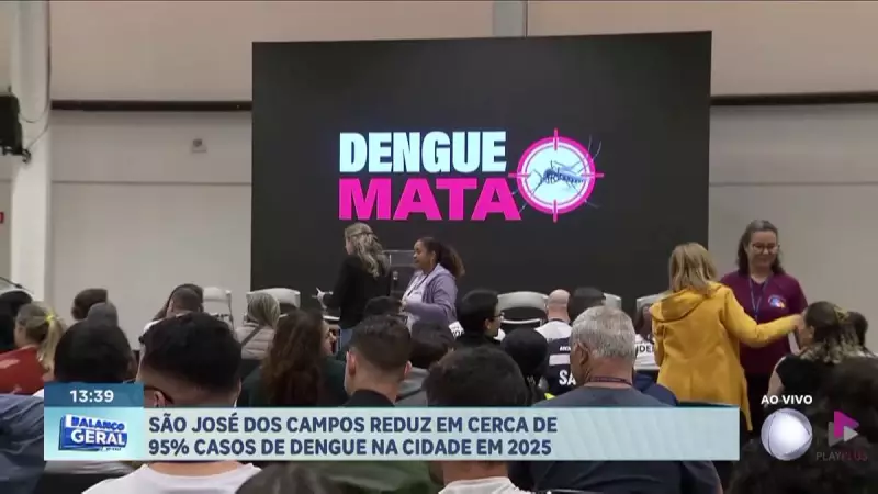 São José dos Campos reduz casos de dengue em 95% em 2025: saiba como a cidade conseguiu