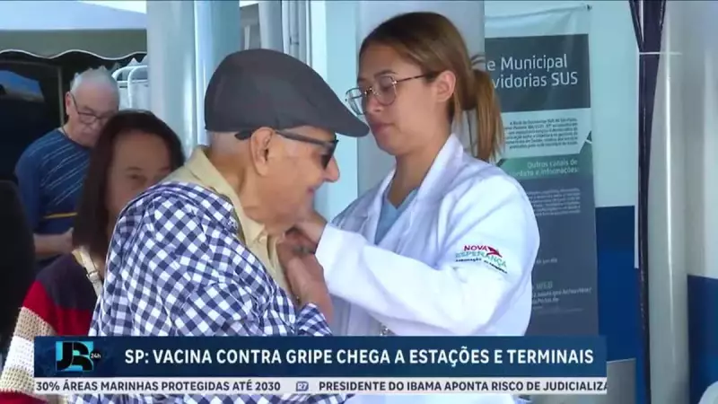 São Paulo amplia vacinação contra gripe em estações e terminais: saiba onde se imunizar