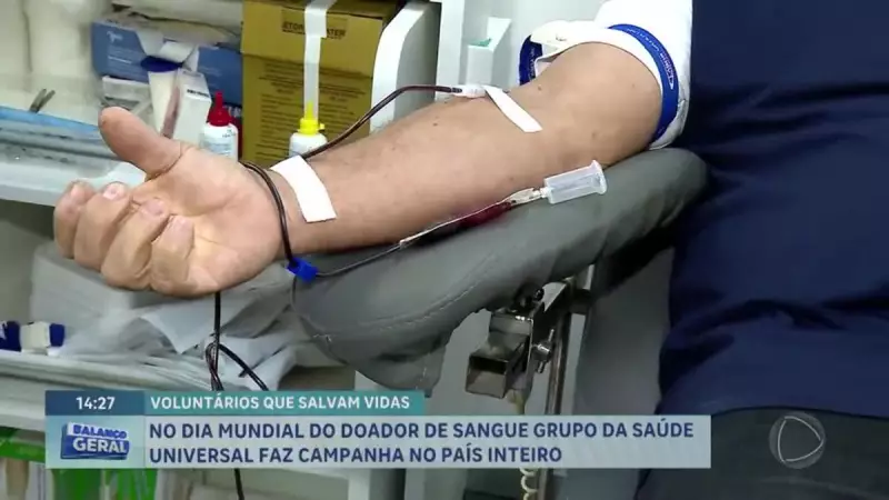Saúde Universal mobiliza 17 mil voluntários em campanha de doação de sangue no DF