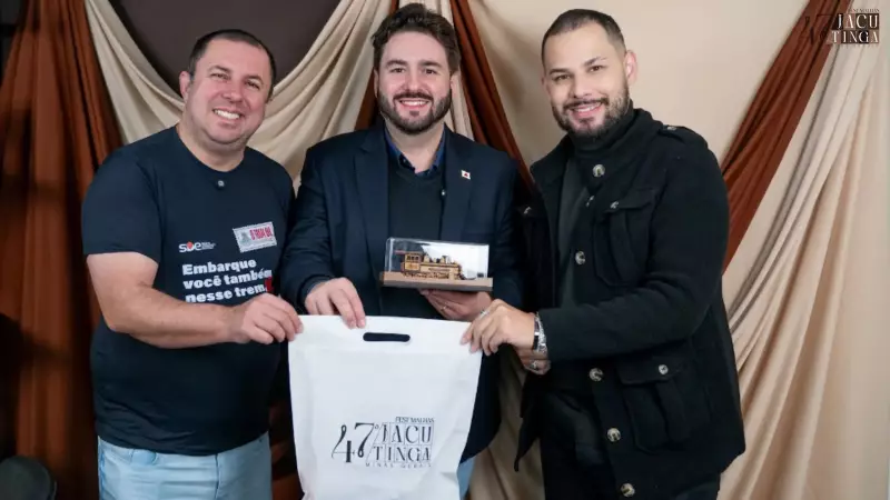 Secretário de Desenvolvimento Econômico se torna embaixador da Festmalhas em Jacutinga
