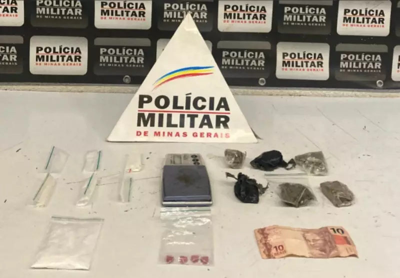 Segurança é preso por tráfico de drogas durante a Divinaexpo em Divinópolis