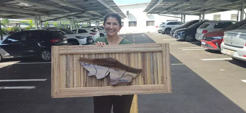 Servidora transforma luto em arte sustentável no Acre: 'A arte me salvou'