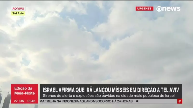Sirenes e explosões em Tel Aviv: Israel em alerta após ataque dos EUA a instalações nucleares iranianas