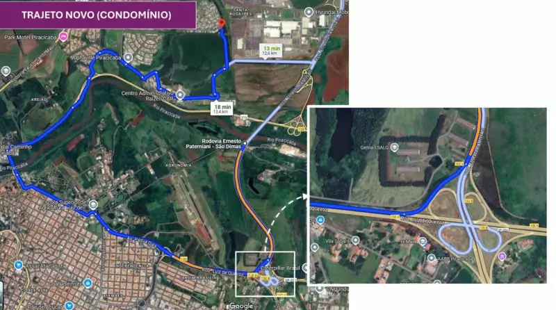 SP-308 tem trecho interditado em Piracicaba para obras: veja rotas alternativas