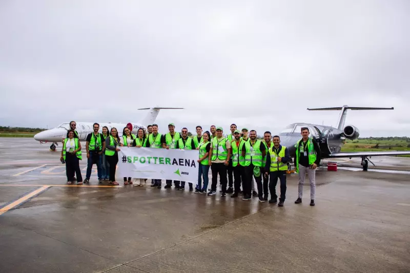Spotter Aena reúne apaixonados por fotografia de aviação no Aeroporto de Campina Grande