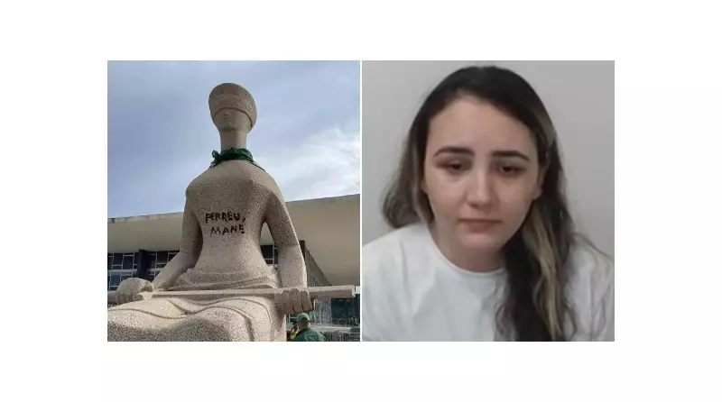 STF mantém condenação de Débora Rodrigues por pichação em estátua no 8 de Janeiro