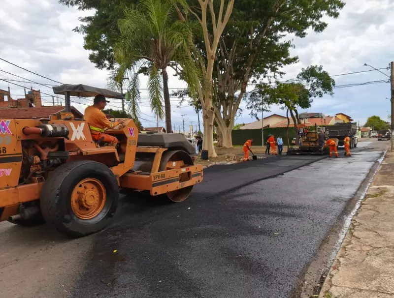 Sumaré inicia programa 'Asfalto Novo' no Parque Casarão: veja detalhes