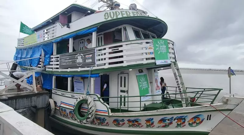 Super Fácil Fluvial: Novo serviço leva atendimentos essenciais a comunidades ribeirinhas do Amapá