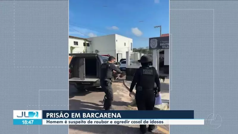 Suspeito de assalto violento a casal de idosos é preso em Barcarena, no Pará