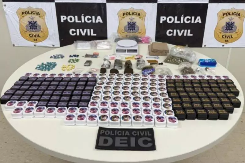 Suspeito de tráfico de drogas sintéticas é preso em hotel de luxo no bairro de Amaralina, em Salvador