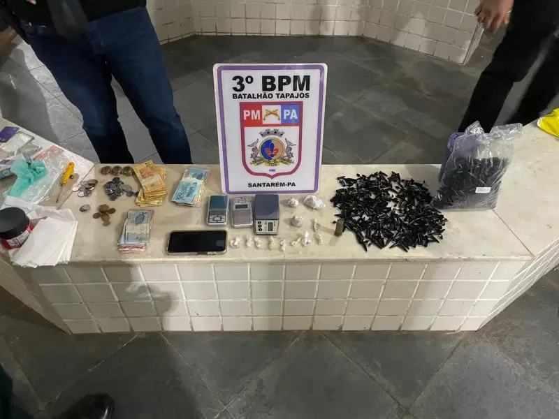 Suspeito de tráfico é preso em Santarém: operação policial no bairro São Cristóvão